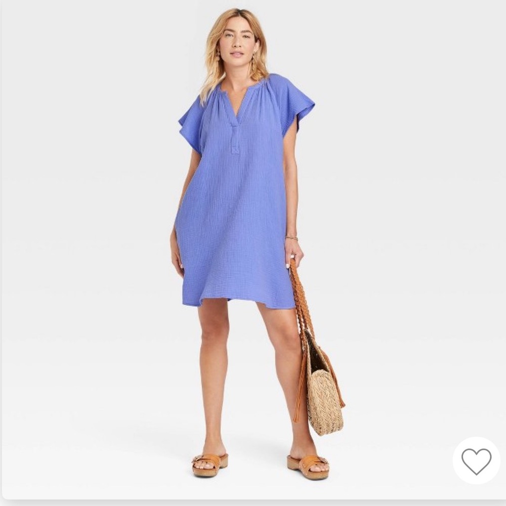 Universal Thread Flutter Short Sleeve Dress